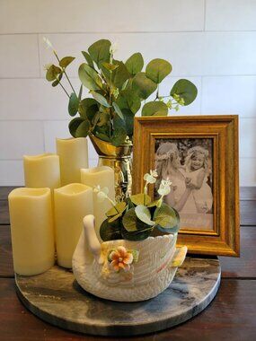 Vintage Cottagecore/Farmhouse-Inspired Centerpiece Set